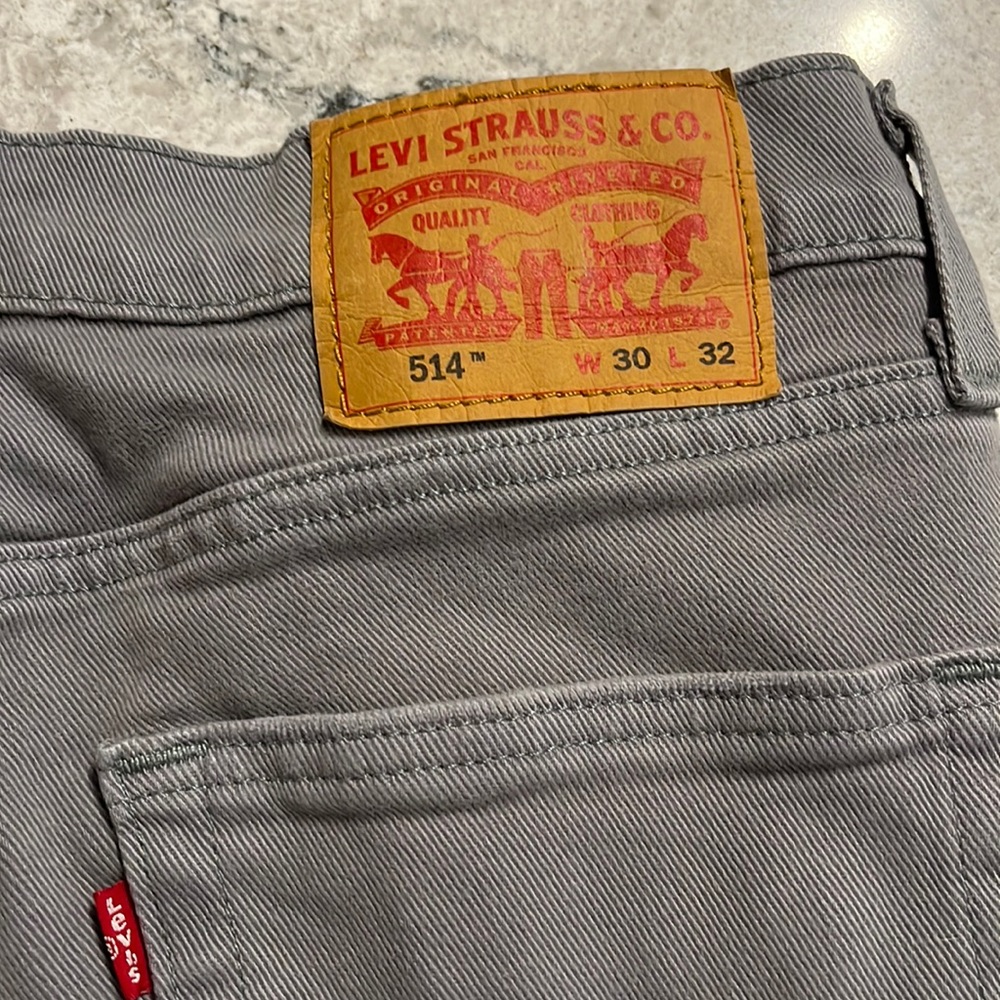Men’s Levi’s 514 Gray Jeans
